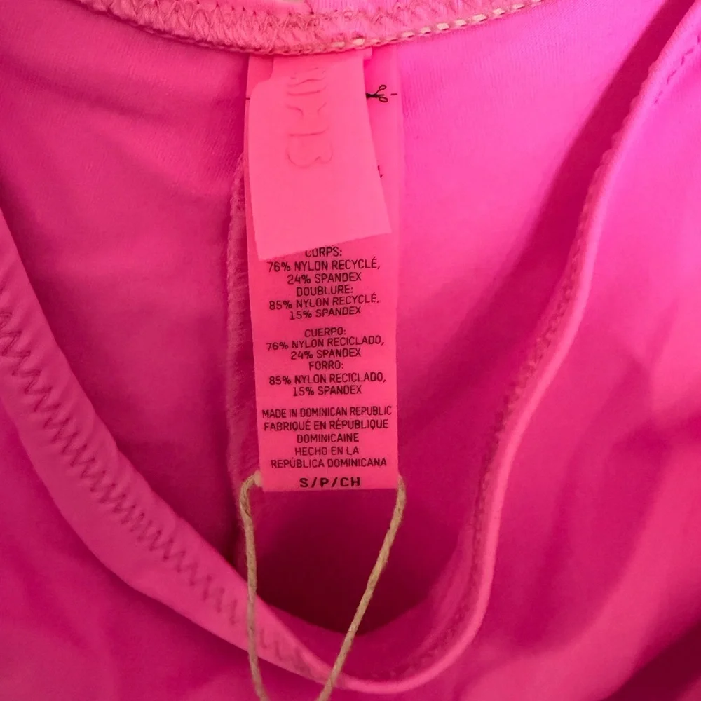 SKIMS Recycled Swim Cut-Out Tank Dress – Taffy Pink | Size S | NWT